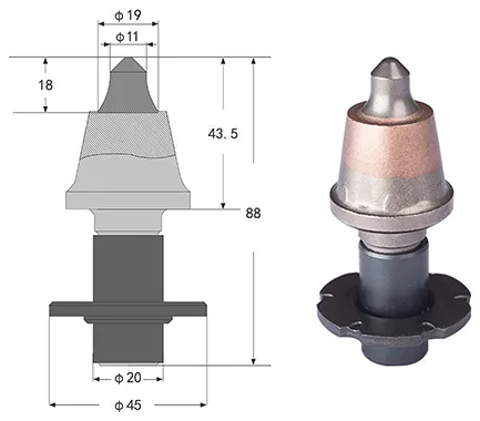 A-6/20 Asphalt milling pick