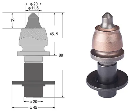 A-7K/20 Asphalt milling pick