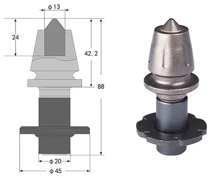 A-C-13/20 Concrete milling pick