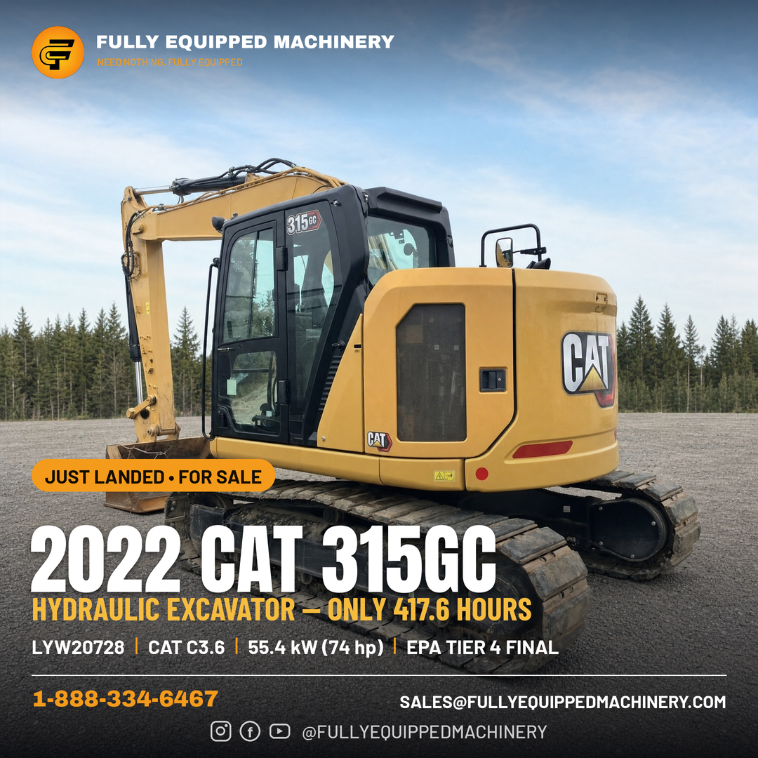CAT 315GC-07H — FEM sales sheet